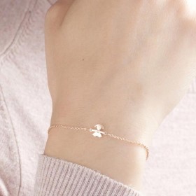 Le Bebé Bracciale Le Briciole Bimba Oro Rosa18kt  LBB326