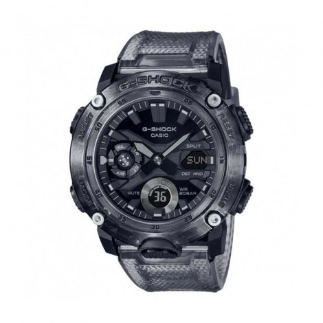 Casio G-Shock Classic Transparent Grey Resina 51mm GA-2000SKE-8AER Orologio Uomo