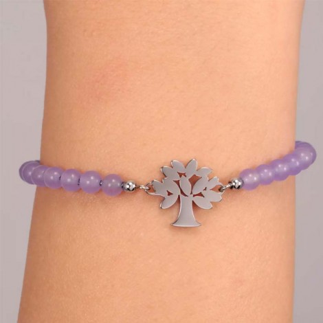 Bracciale Donna Morellato Valentina Lilla Albero della Vita Acciaio SATQ07