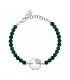 Bracciale Donna Morellato Valentina Verde Quadrifoglio Acciaio SATQ08