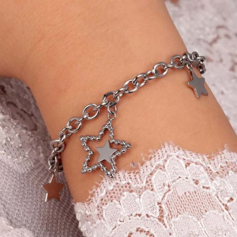 Bracciale Donna Morellato Dolce Vita Stelle Pendenti SAUA08