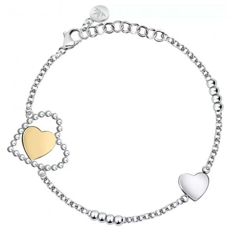 Bracciale Donna Morellato Dolce Vita Cuori Silver Gold SAUA10