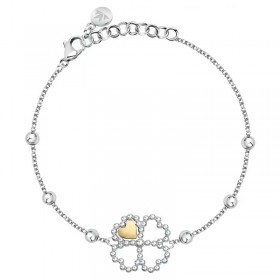 Bracciale Donna Morellato Dolce Vita Cuore Quadrifoglio Gold SAUA11