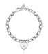 Bracciale Donna Morellato Abbraccio Catena Cuore Pendente SAUB11