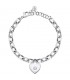 Bracciale Donna Morellato Abbraccio Catena Cuore Pendente SAUB11