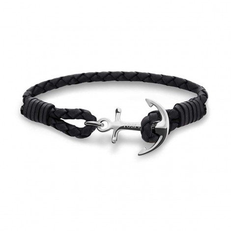 Bracciale Uomo Tom Hope Jet Black TM0200