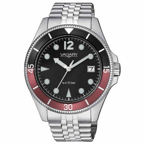 Orologio Uomo Solo Tempo Vagary By Citizen Nero/Rosso VD5-015-59