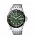 Orologio Meccanico Uomo Vagary By Citizen Gear Matic Verde IX3-319-41