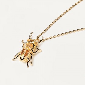 PDPAOLA Collana House of Beetles Courage Amulete CO01-253-U