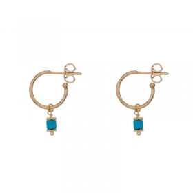 Orecchini Donna Alisia Rhodes Argento 925 Dorato Turchese AL1853