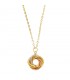 Collana Donna Raggi Spirale Oro 9kt Tre Colori