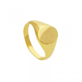 Anello Raggi Donna Sigillo Chevalier Oro Giallo 9kt