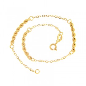Bracciale Rolo e Busco Oro Giallo 9kt