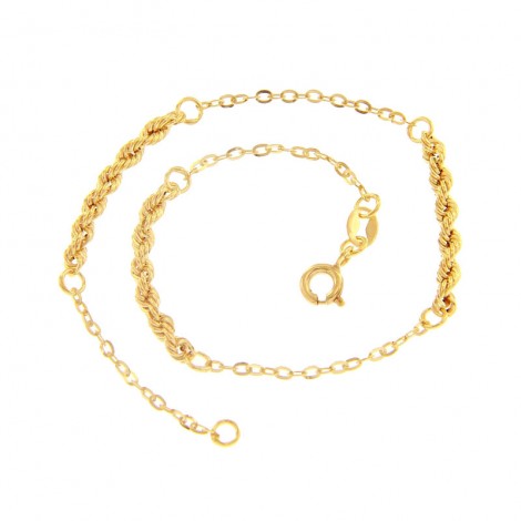 Bracciale Rolo e Busco Oro Giallo 9kt