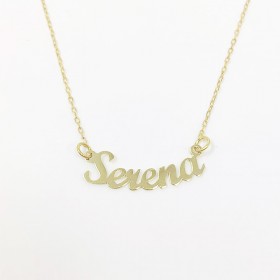 Collana Nome Donna Raggi Oro Giallo 9kt