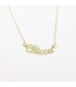 Collana Nome Donna Raggi Oro Giallo 9kt