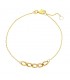 Bracciale Raggi Donna Anelli Oro Giallo 9kt