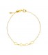 Bracciale Raggi Donna Cuori Filo Oro Giallo 9kt