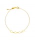 Bracciale Raggi Donna Cuori Filo Oro Giallo 9kt