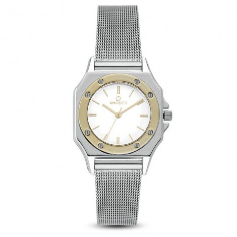 Ops Orologio Donna Paris Lux Crystal Silver/Gold OPSPW-601