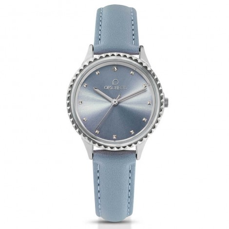 Ops Orologio Donna Objects Glam Silver/Azzurro OPSPW-622