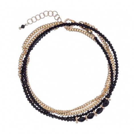 Bracciale Alisia Lamp Double Dorato/ Nero AL2236