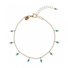 Bracciale Alisia Kos Dorato/Turchese AL1558