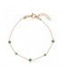 Bracciale Alisia Crystal Bead Dorato/Verde AL879