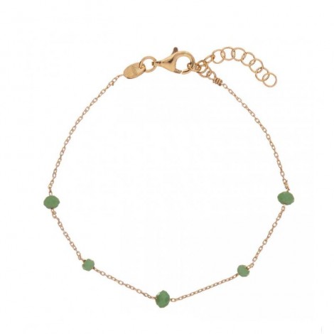 Bracciale Alisia Crystal Bead Dorato/Verde AL879