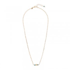 Collana Donna Alisia Argento 925 Dorata/Turchese AL2641