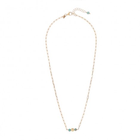 Collana Donna Alisia Argento 925 Dorata/Turchese AL2641