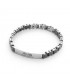 Bracciale Uomo  Cesare Paciotti 4US Silver/Black Ceramic 4UBR3777