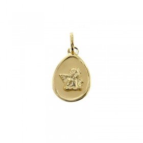 Ciondolo Angelo Oro Giallo 9kt