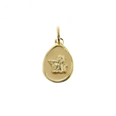 Ciondolo Angelo Oro Giallo 9kt
