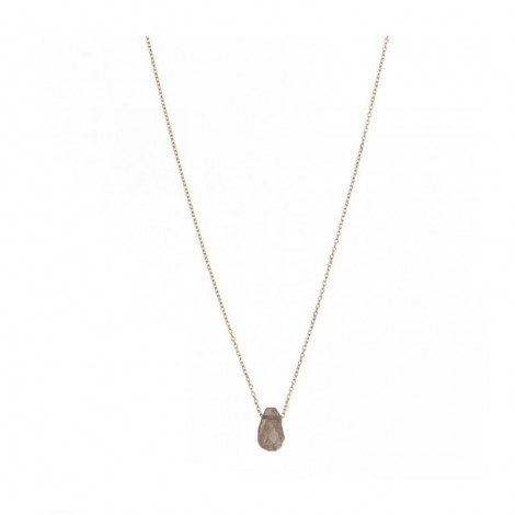 Collana Donna Alisia Aurora Stones Goccia Argento 925 Dorata/ Labradorite AL1042