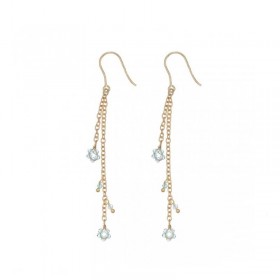 Orecchini Donna Alisia Primula Argento 925 Dorato Apatite AL2394