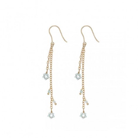 Orecchini Donna Alisia Primula Argento 925 Dorato Apatite AL2394