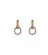 Orecchini Cerchio Donna Alisia April Small Argento 925 Dorato Ametista AL2494S