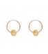 Orecchini Donna Alisia Pantheon Hoops Argento 925 Dorato AL1101