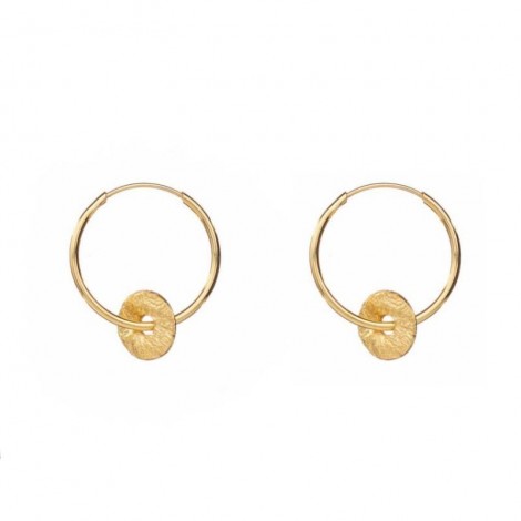 Orecchini Donna Alisia Pantheon Hoops Argento 925 Dorato AL1101