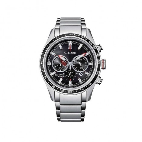 Orologio Cronografo Uomo Citizen Super Titanio Silver Nero CA4491-82E