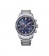 Orologio Cronografo Uomo Citizen Super Titanio Silver Blu CA4490-85L