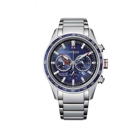 Orologio Cronografo Uomo Citizen Super Titanio Silver Blu CA4490-85L