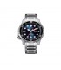 Orologio Solo Tempo Uomo Citizen Diver's Automatic 200 mt Super Titanio Silver Blu NY0100-50M