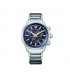 Orologio Cronografo Uomo Citizen Super Titanio Silver Nero Blu AT2470-85L