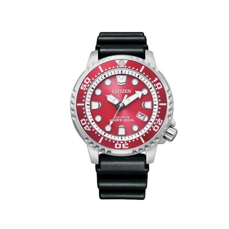 Orologio Solo Tempo Uomo Citizen Promaster Driver's Eco Drive 200 mt Acciaio Nero Rosso BN0159-15X