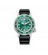 Orologio Solo Tempo Uomo Citizen Promaster Driver's Eco Drive 200 mt Acciaio Verde Silver  BN0159-18X