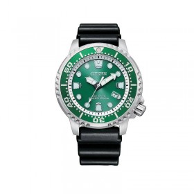 Orologio Solo Tempo Uomo Citizen Promaster Driver's Eco Drive 200 mt Acciaio Verde Silver  BN0159-18X