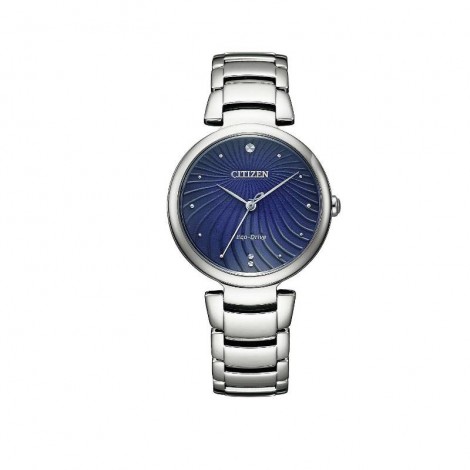 Orologio Solo Tempo Donna Citizen Lady Acciaio Madreperla Blu EM0850-80L