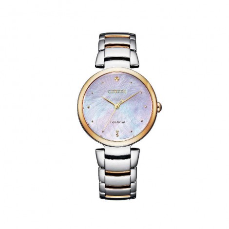 Orologio Solo Tempo Donna Citizen Lady Acciaio Gold Madreperla Rosa EM0854-89Y